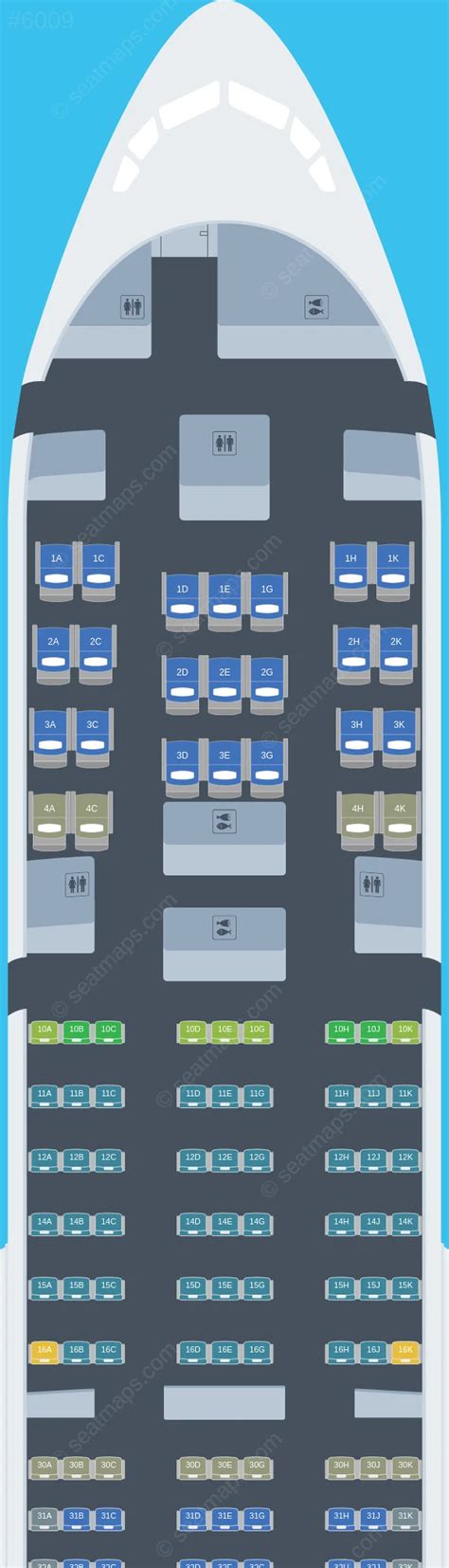 pia boeing 777-200er seat map
